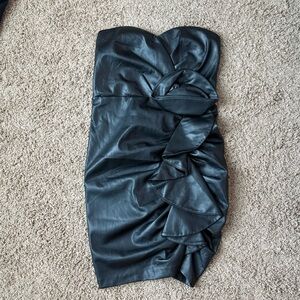 EXPRESS FAKE LEATHER DRESS